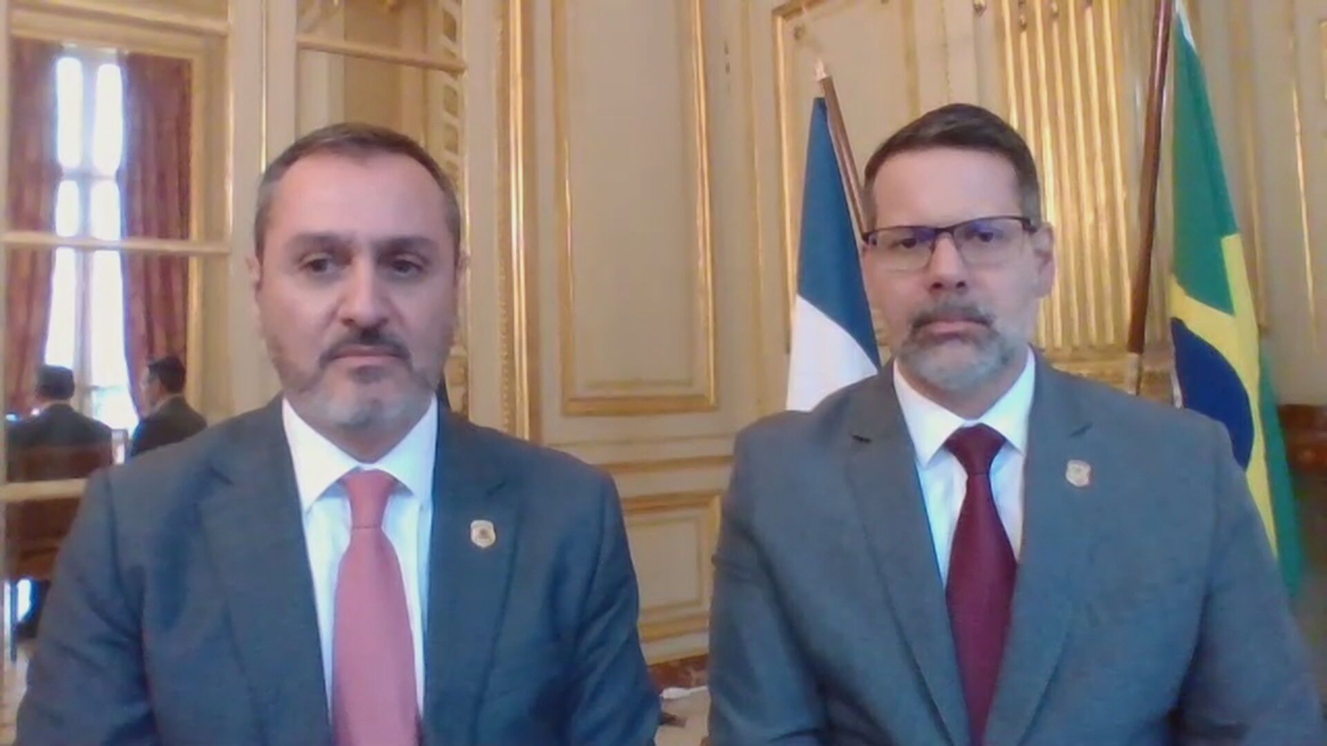 O diretor-geral da PF, Andrei Rodrigues e o secretário-geral Felipe Seixas (1)
