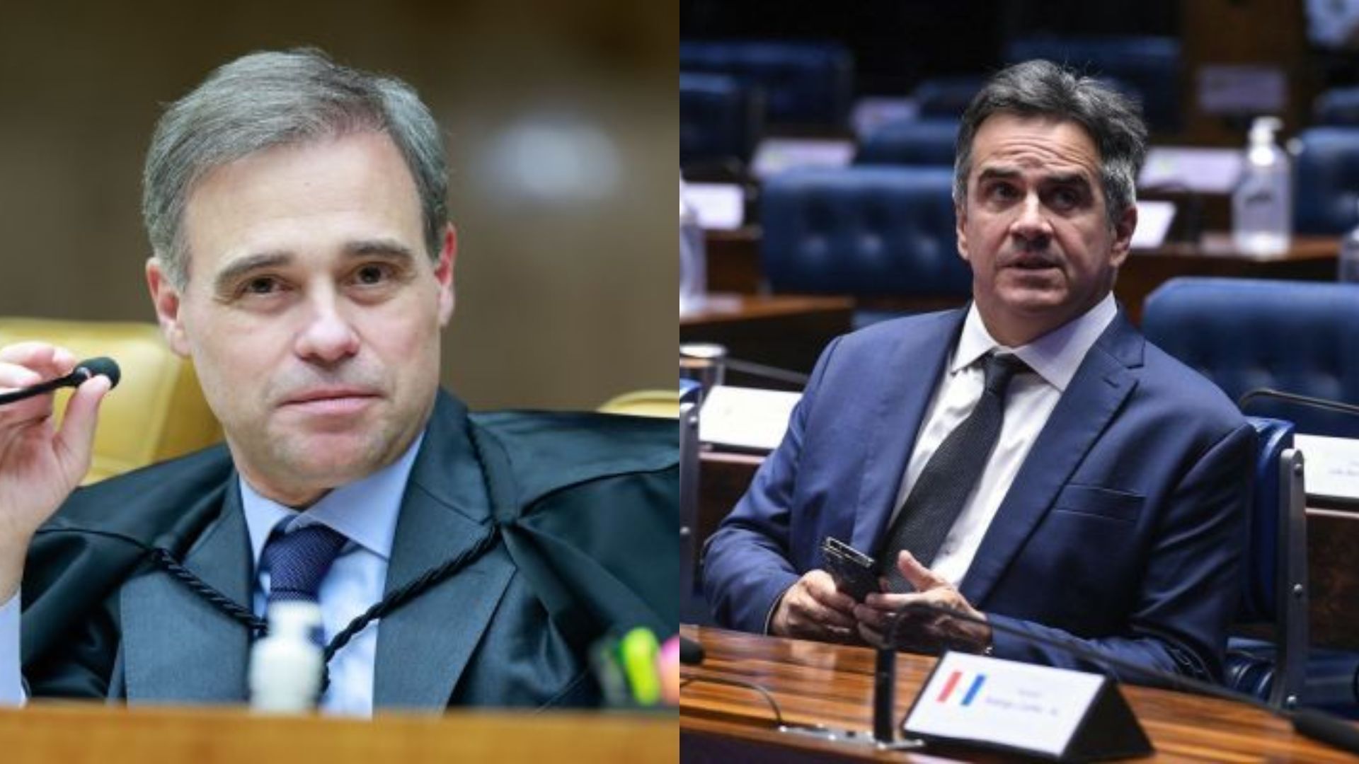 O ministro do STF, André Mendonça e o senador Ciro Nogueira