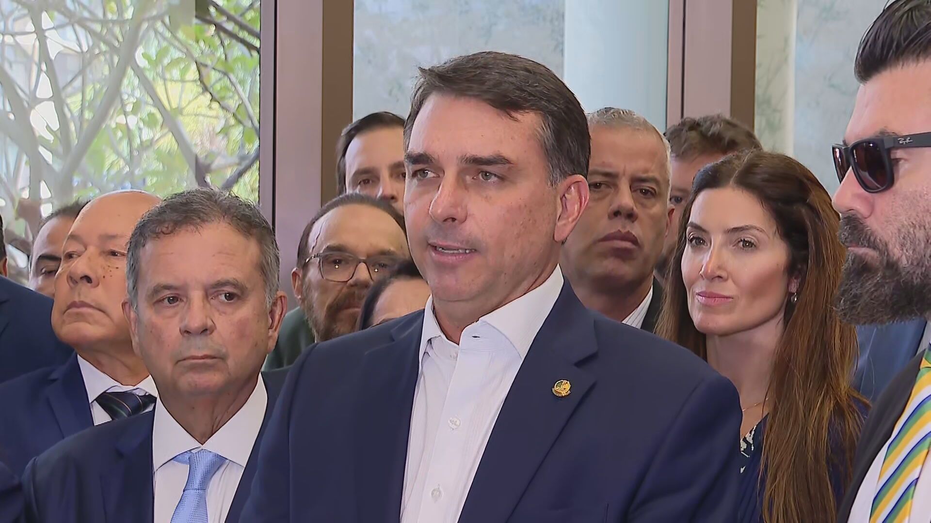 O senador Flávio Bolsonaro (PL), pré-candidato à Presidência da República (1)