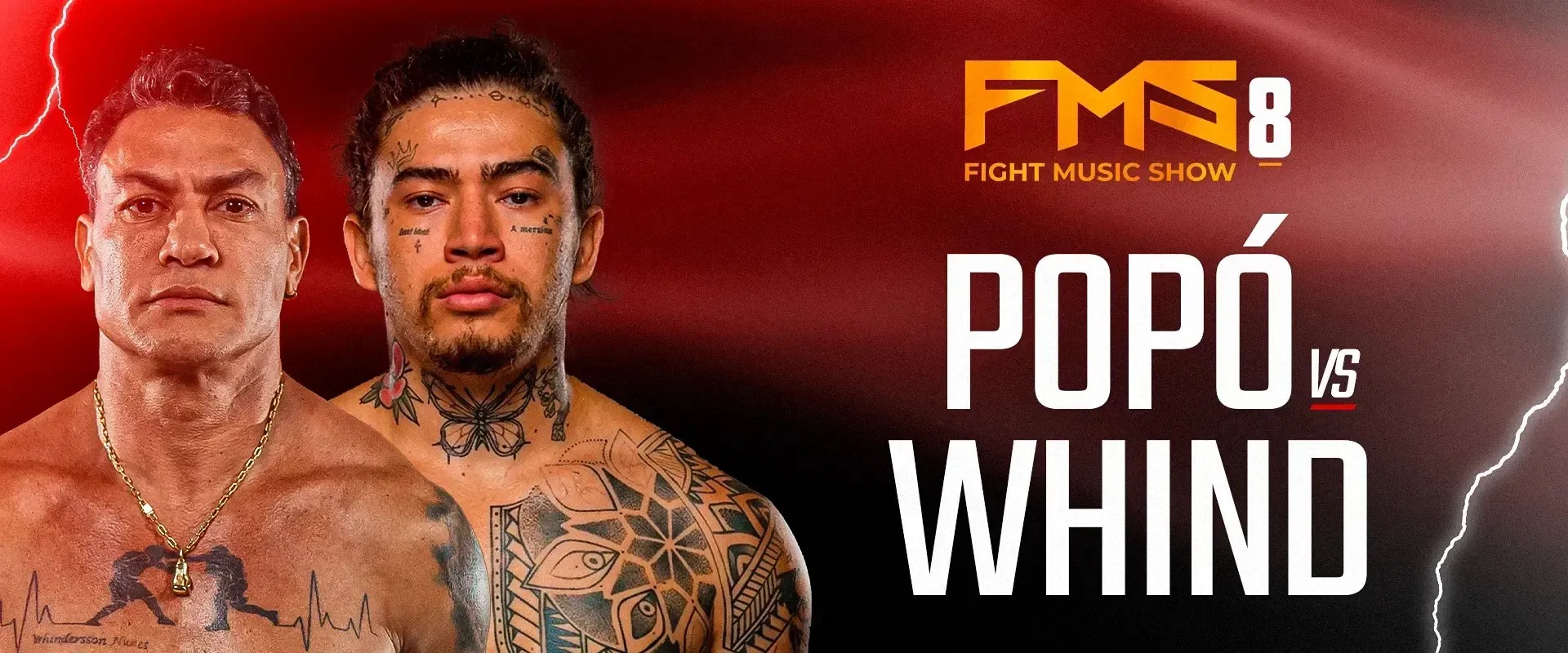 Popó x Whindersson Nunes, principal luta do Fight Music Show 8