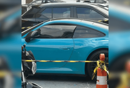 Porsche de "Biel Drak" é atingido por tiros em tentativa de assalto em SP