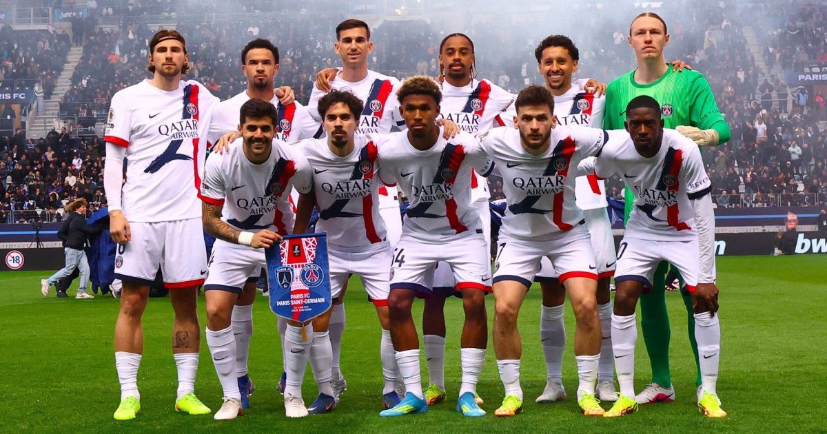 Imagem editorial da matéria "PSG pode entrar para grupo seleto ao buscar bicampeonato da Champions League contra Arsenal" na editoria Esportes