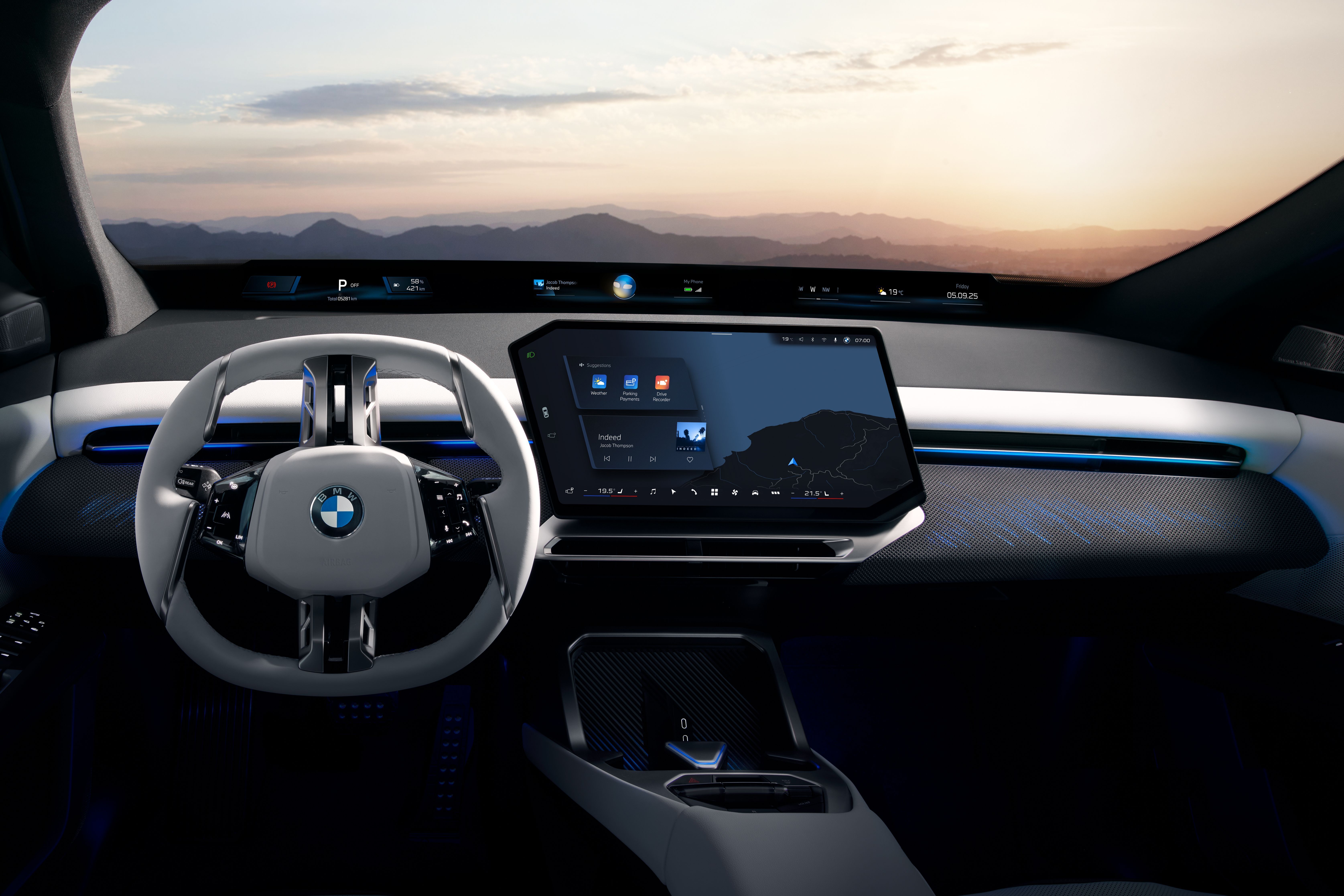 Painel do BMW iX3 50 xDrive 2027 •