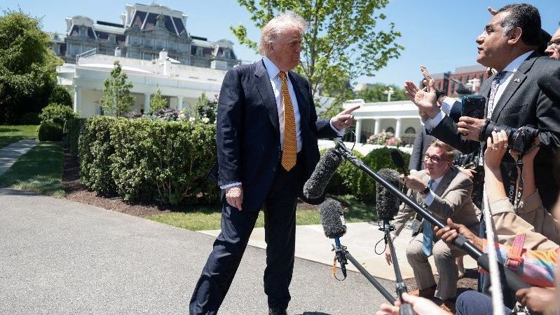 Presidente dos EUA, Donald Trump, na Casa Branca