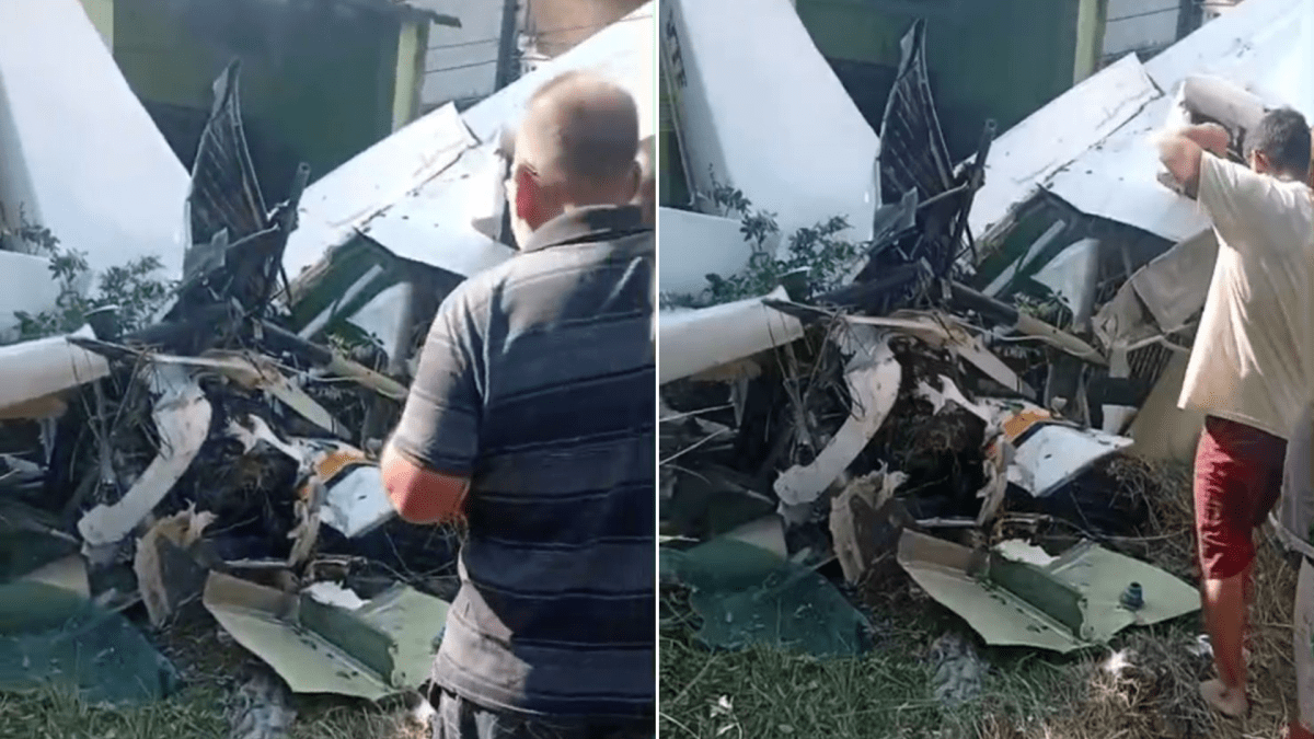 Avião monomotor cai e deixa uma pessoa morta no Sergipe