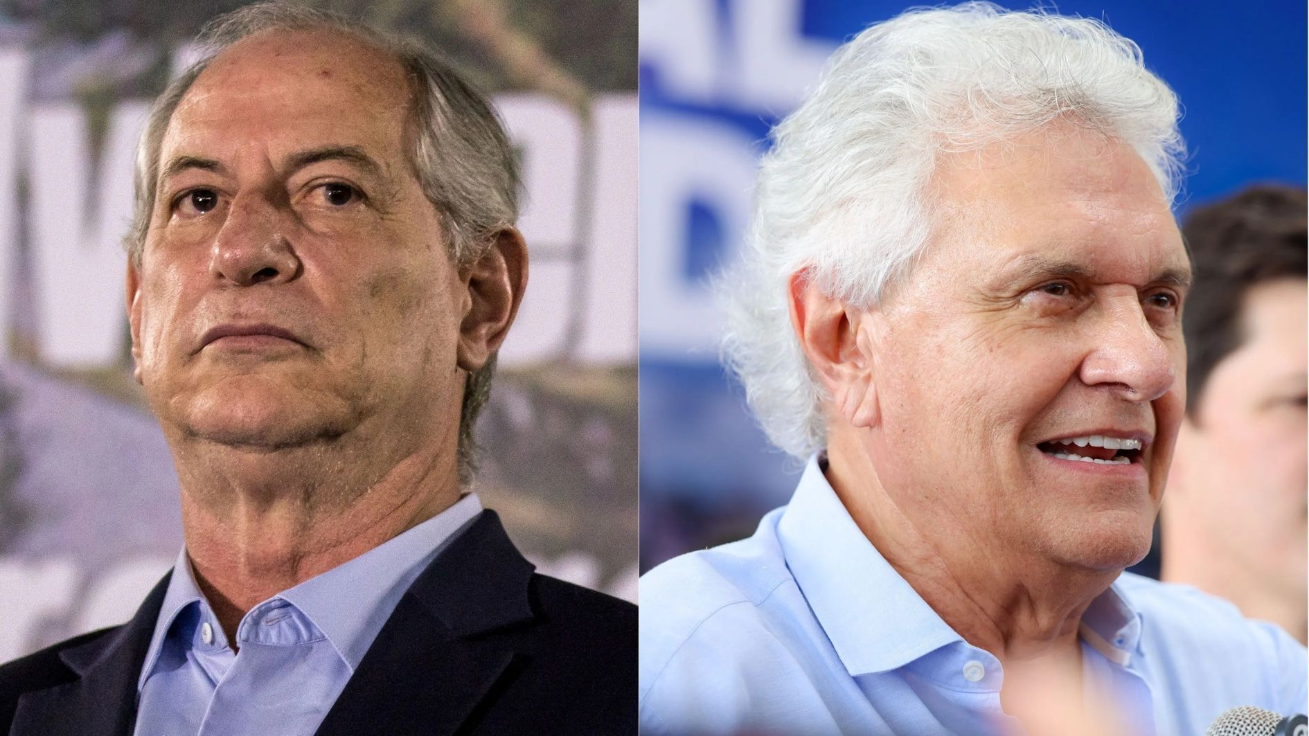 Ciro Gomes (PSDB) e Ronaldo Caiado (PSD)
