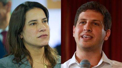 A governadora de Pernambuco, Raquel Lyra (PSB), e o ex-prefeito do Recife João Campos (PSB)