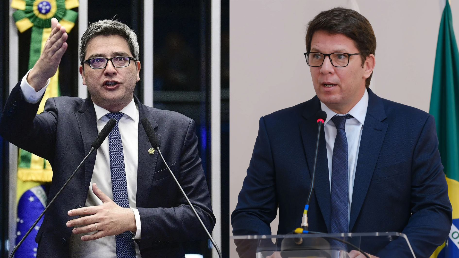 Mario Frias e Carlos Portinho