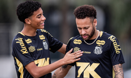 Robinho Jr. e Neymar
