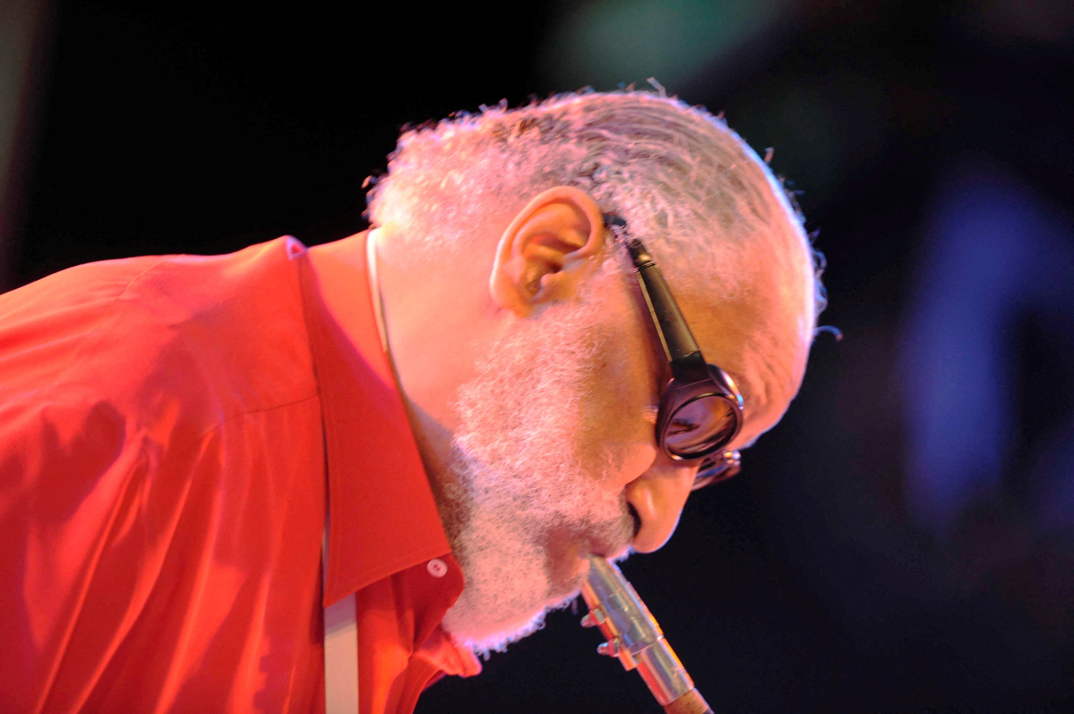 Lenda do jazz Sonny Rollins no Festival de Jazz de Vitoria-Gasteiz, na Espanha