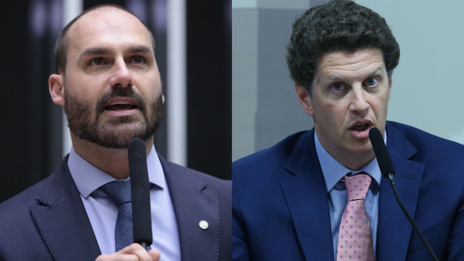 Eduardo Bolsonaro e Ricardo Salles