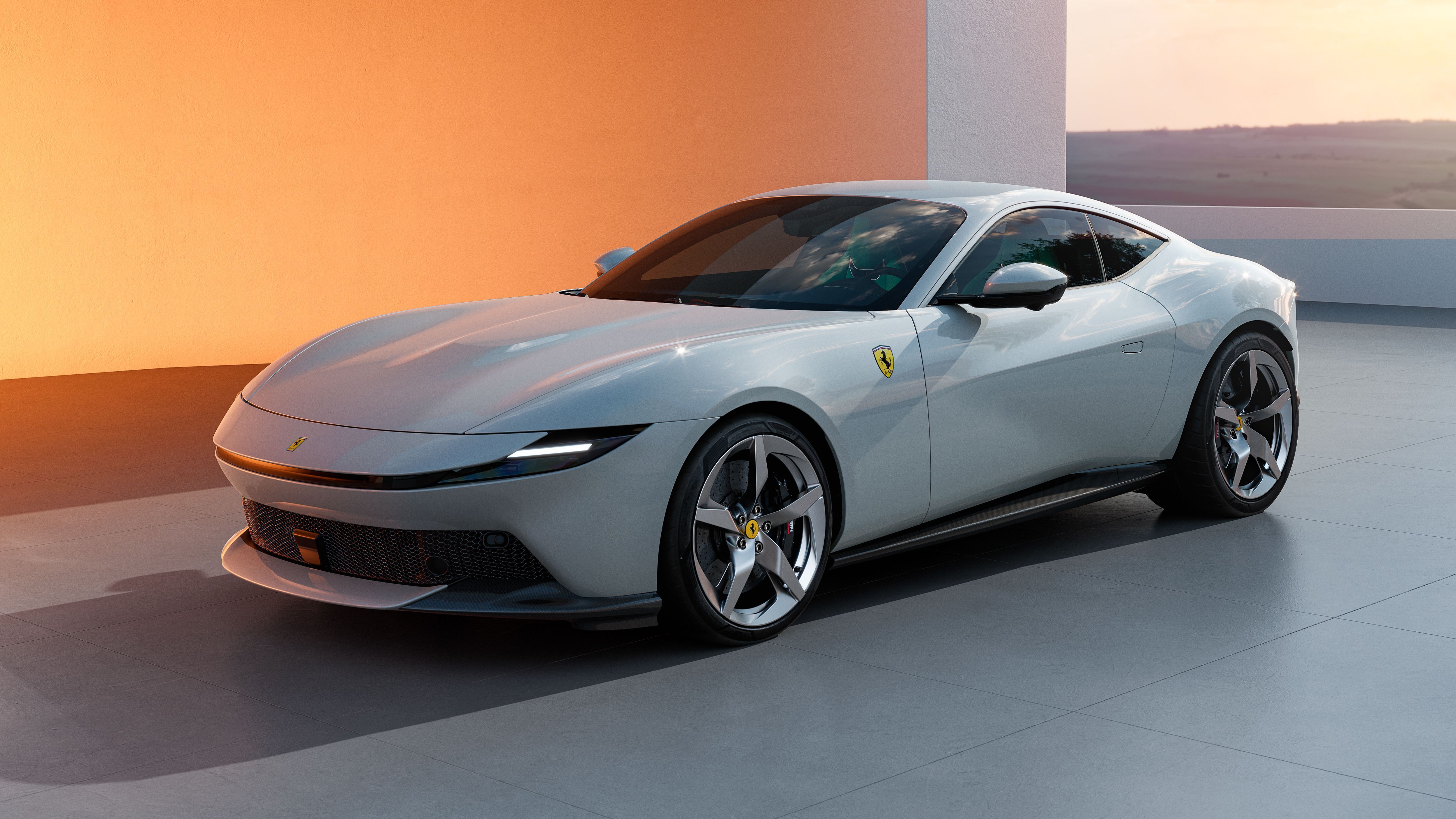Três quartos diantero da Ferrari Amalfi (2)