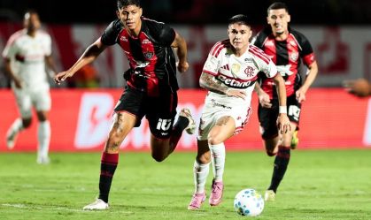 Flamengo perdeu para o Vitória e deu adeus à Copa do Brasil
