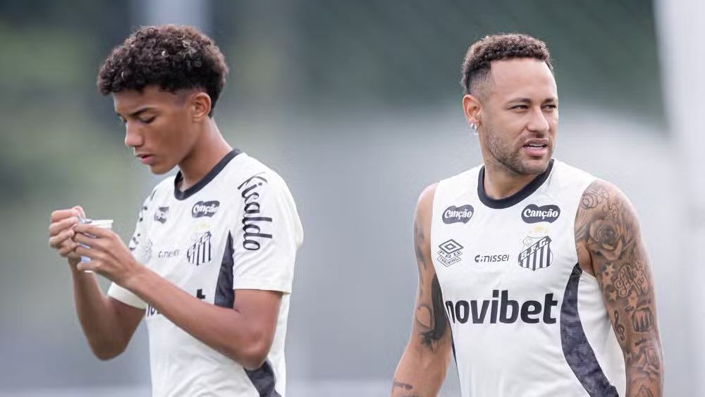 Neymar e Robinho Jr.