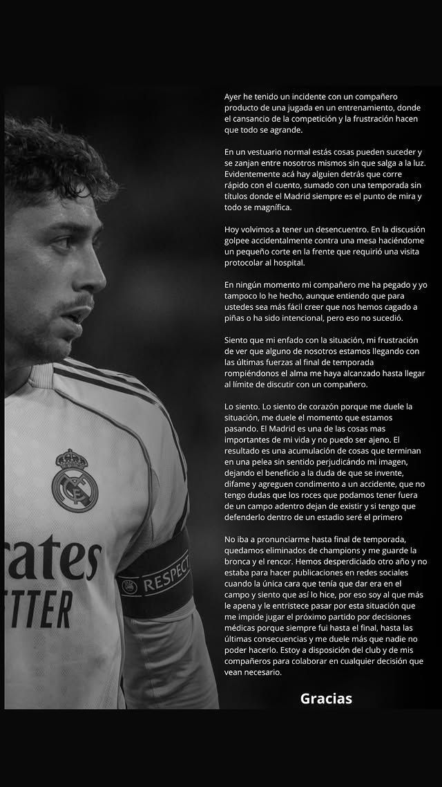 Valverde se pronuncia sobre confusão com Tchouaméni • Reprodução