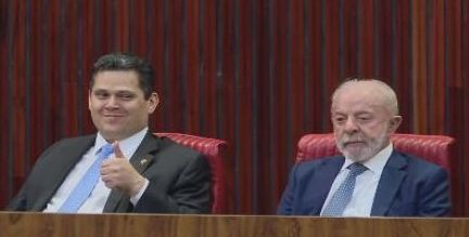 Alcolumbre e Lula TSE