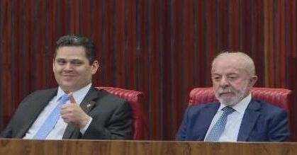 Alcolumbre e Lula TSE