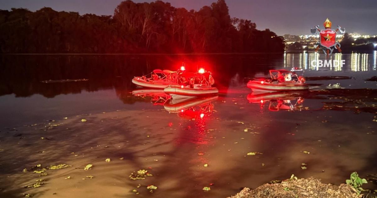 Bombeiros encontram corpo de mulher boiando no Lago Paranoá, no DF