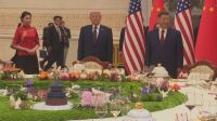 Trump e Xi Jinping participam de banquete de Estado em Pequim