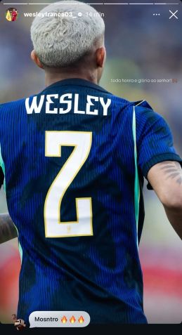 Wesley reacts with his summons •