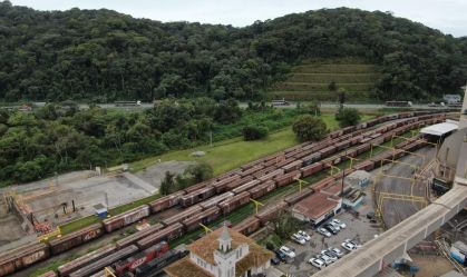 Malha da Rumo em São Francisco do Sul