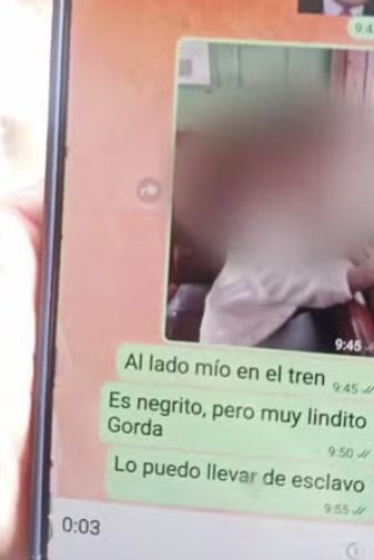 Registro foi feito durante viagem no trem turístico Maria Fumaça • Itaitiaia