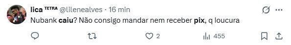 • Reprodução/X (@lilenealves)