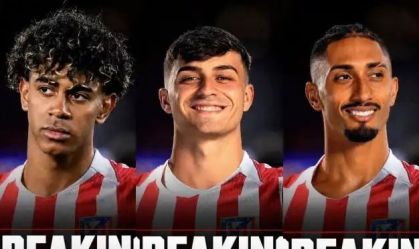 Atlético de Madrid faz montagens ironizando o Barcelona