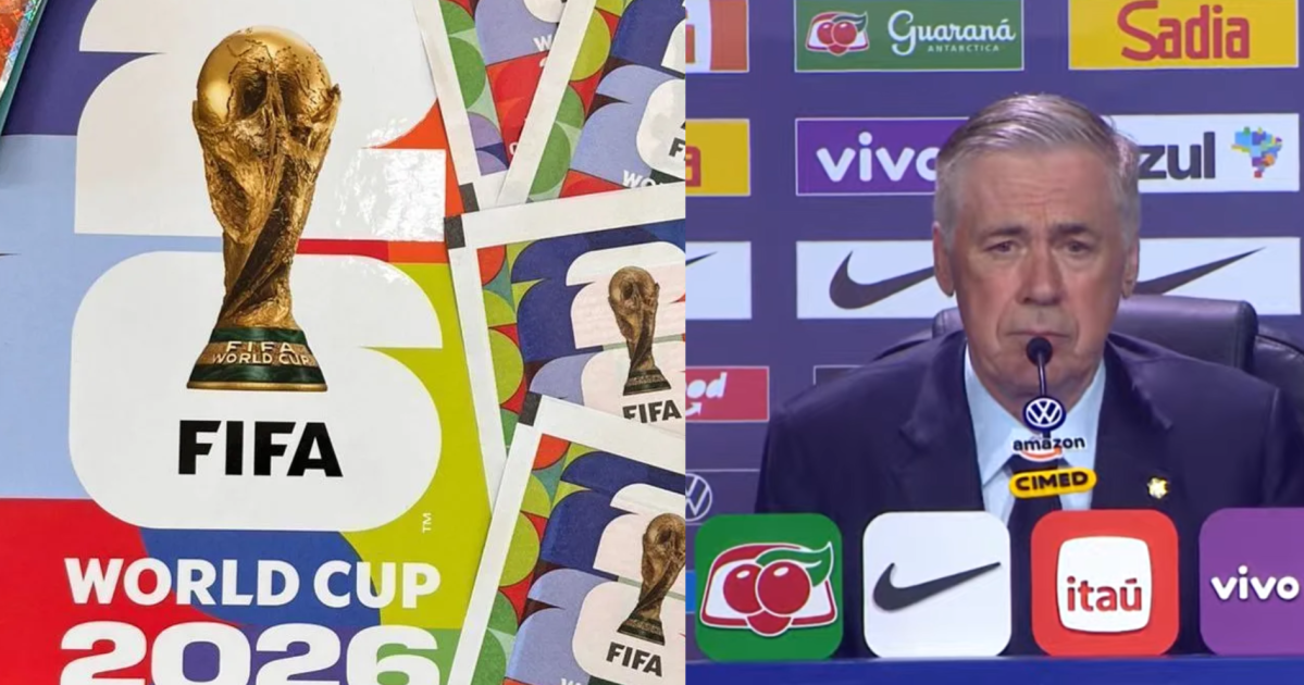 Álbum da Copa “erra” metade da Seleção convocada por Ancelotti; veja