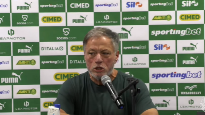 Diretor do Palmeiras critica arbitragem após empate no Nilton Santos