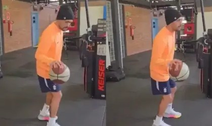 Em recuperação, Arrascaeta faz trabalho com bola de basquete