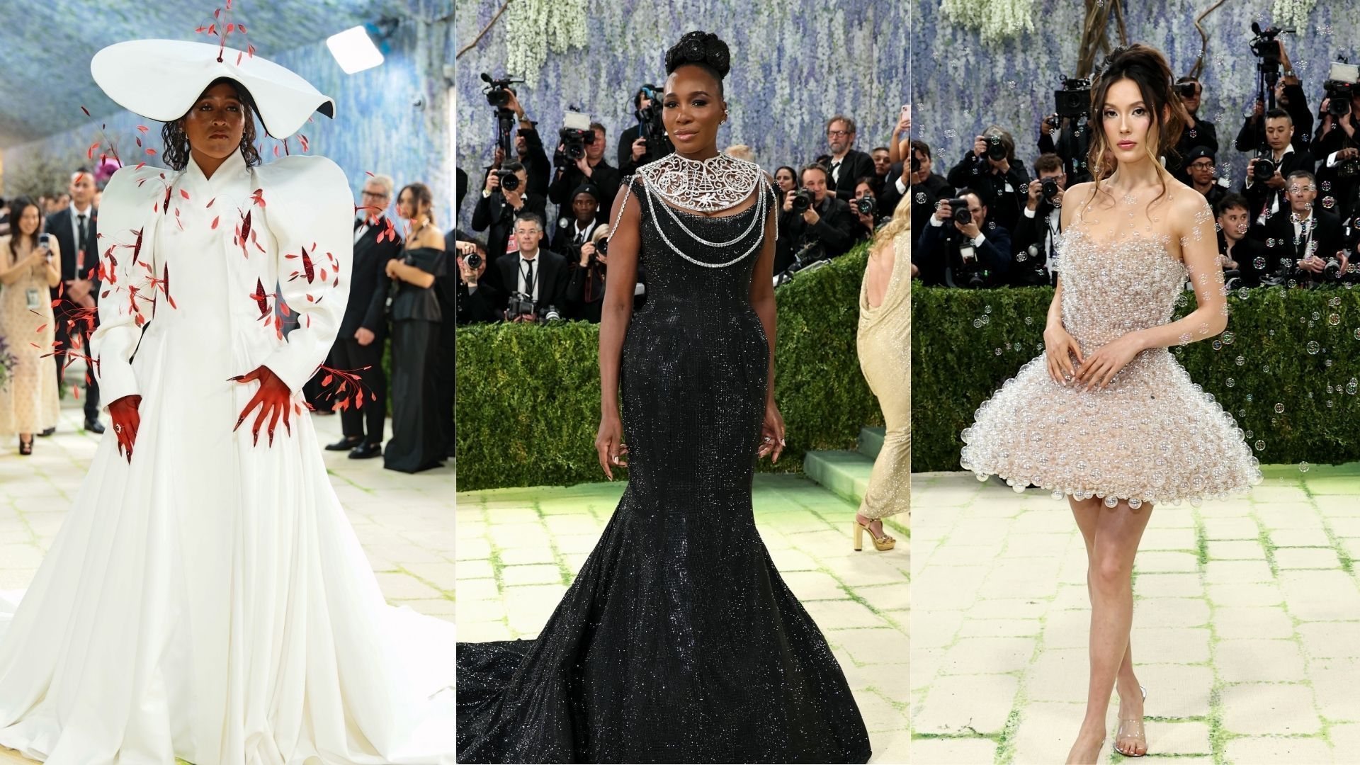 Naomi Osaka, Venus Williams e Eileen Gu foram esportistas que brilharam no Met Gala 2026