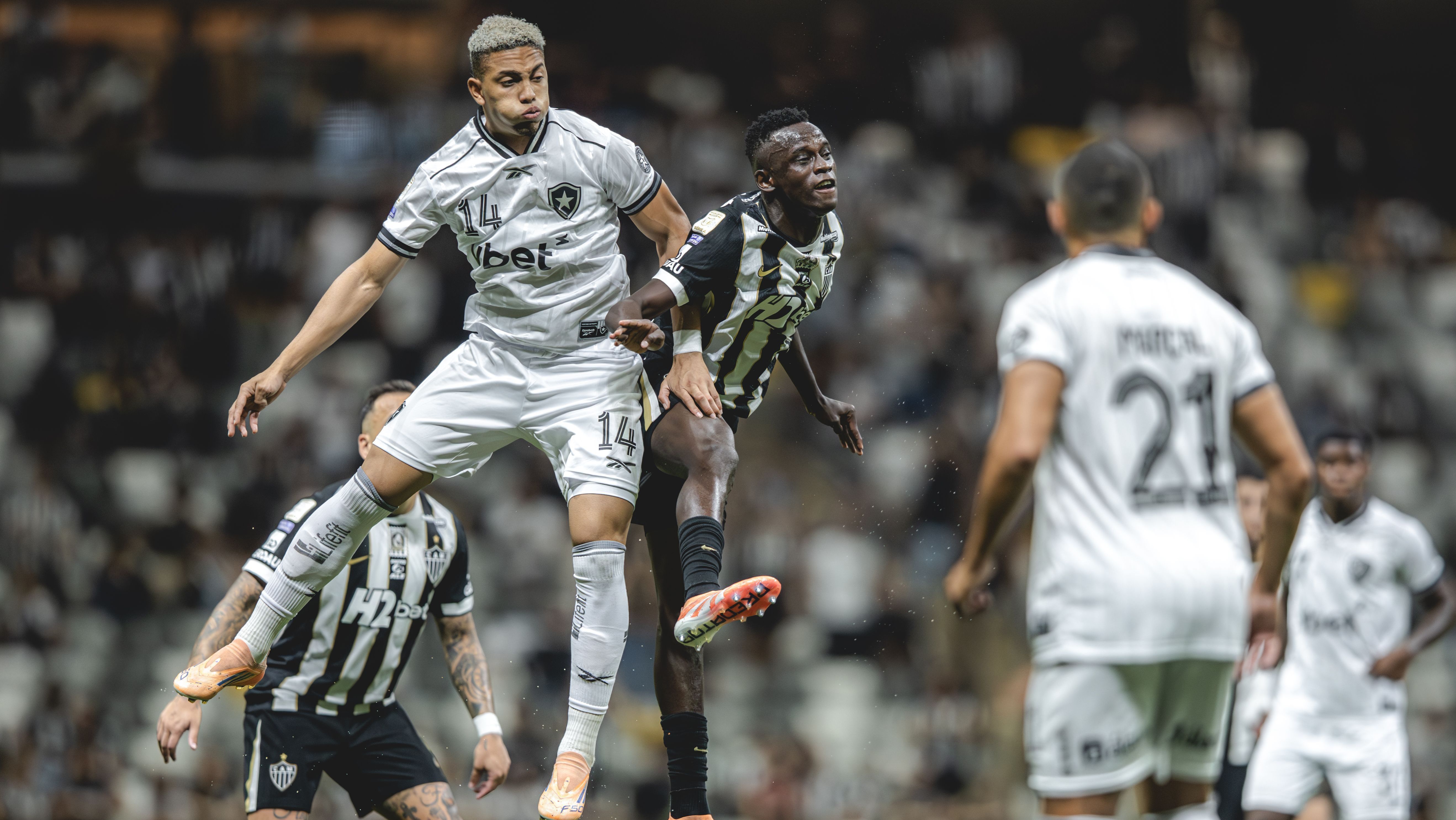 Atlético-MG e Botafogo empataram por 1 a 1 na Arena MRV, pelo Brasileirão