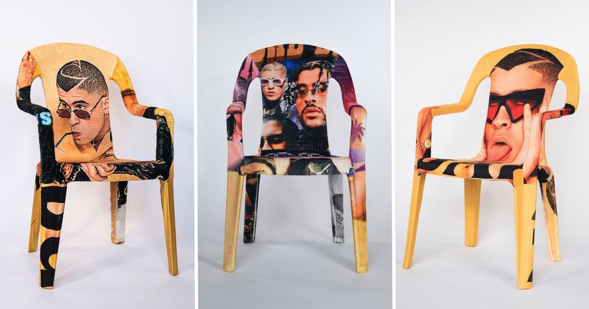 Como as cadeiras de Bad Bunny estão dominando o mundo da arte
