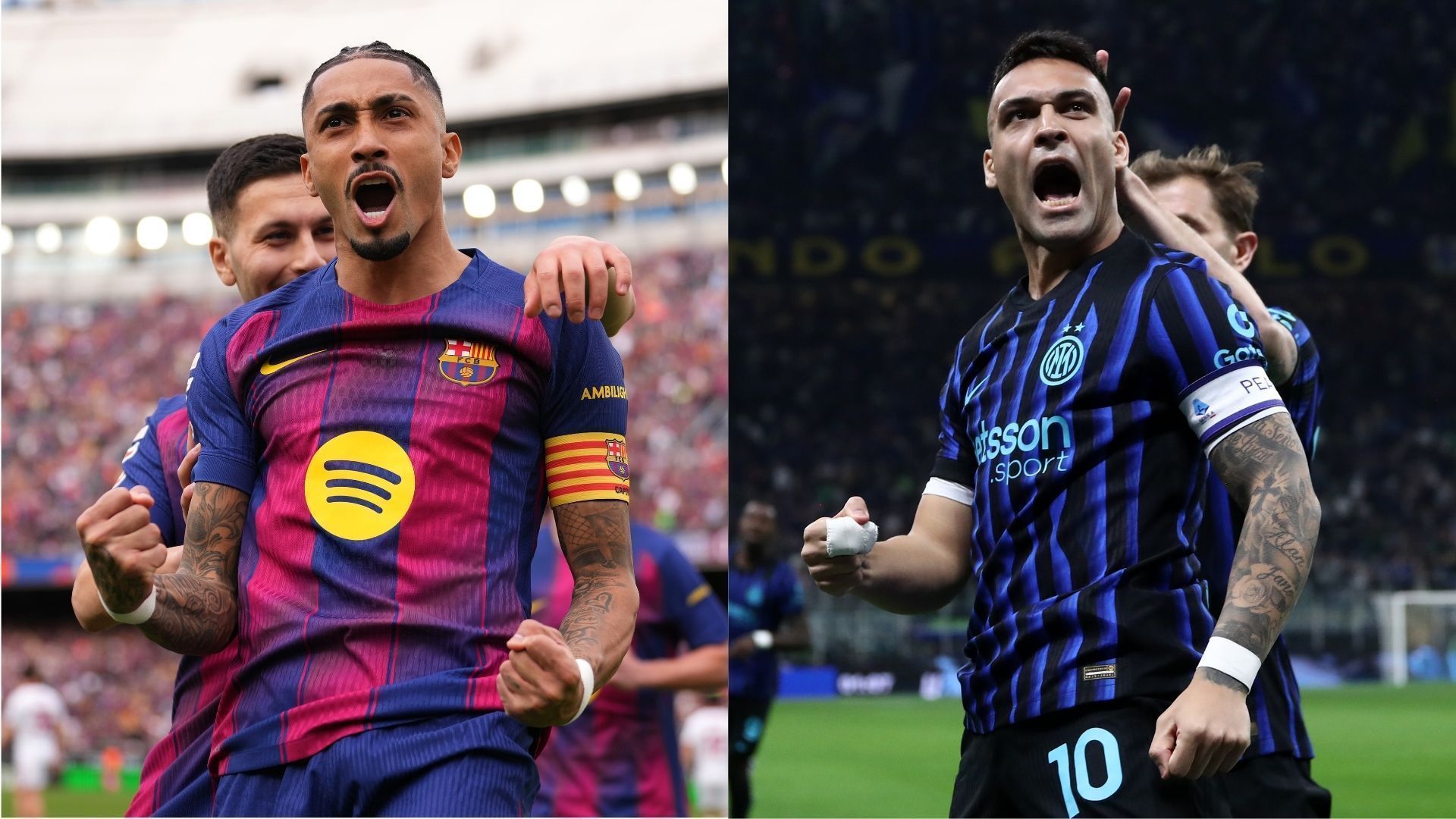 Barcelona e Inter de Milão podem ser campeões neste fim de semana