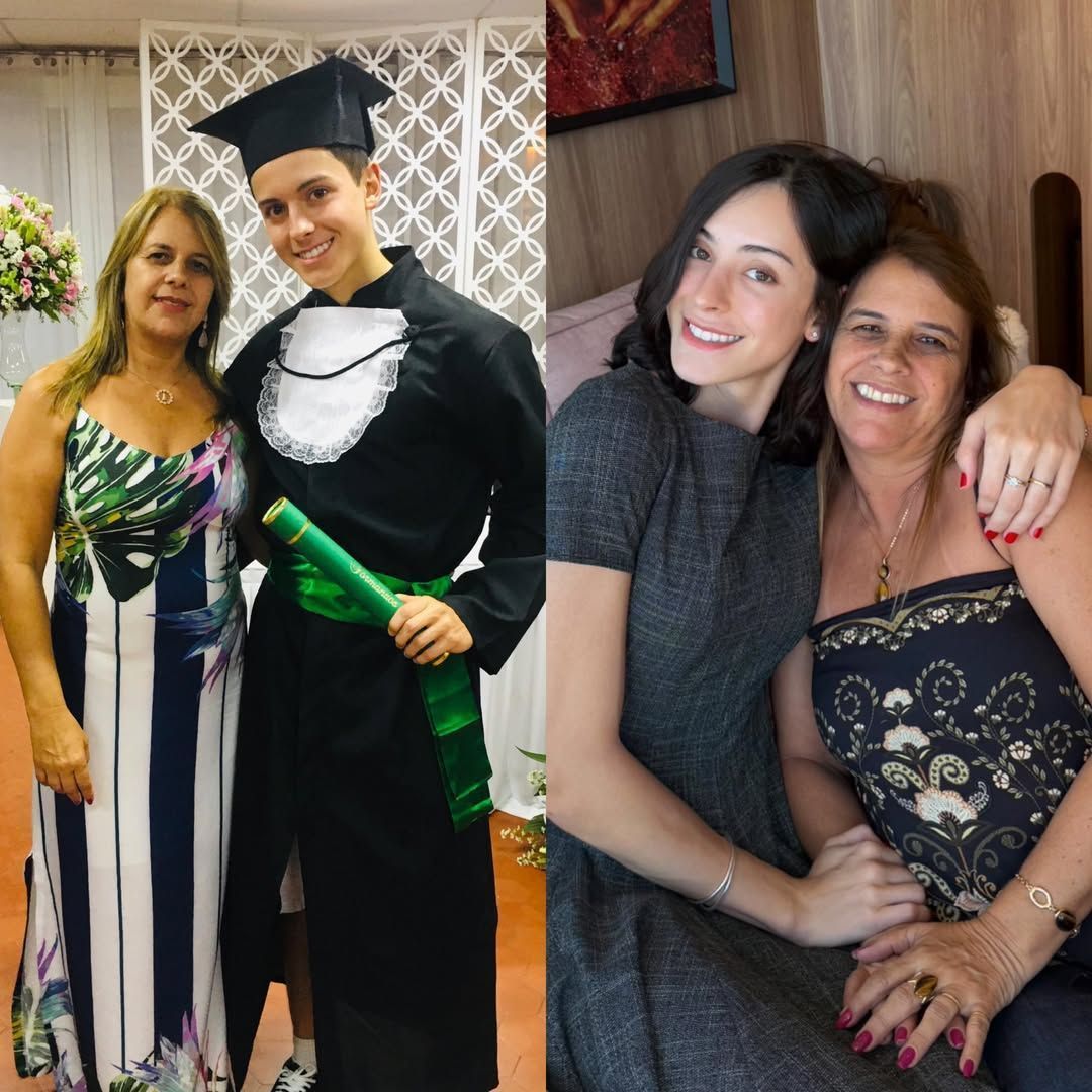 Bella Longuinho posta fotos ao lado da mãe antes e depois da transição • Instagram/Bella Longuinho