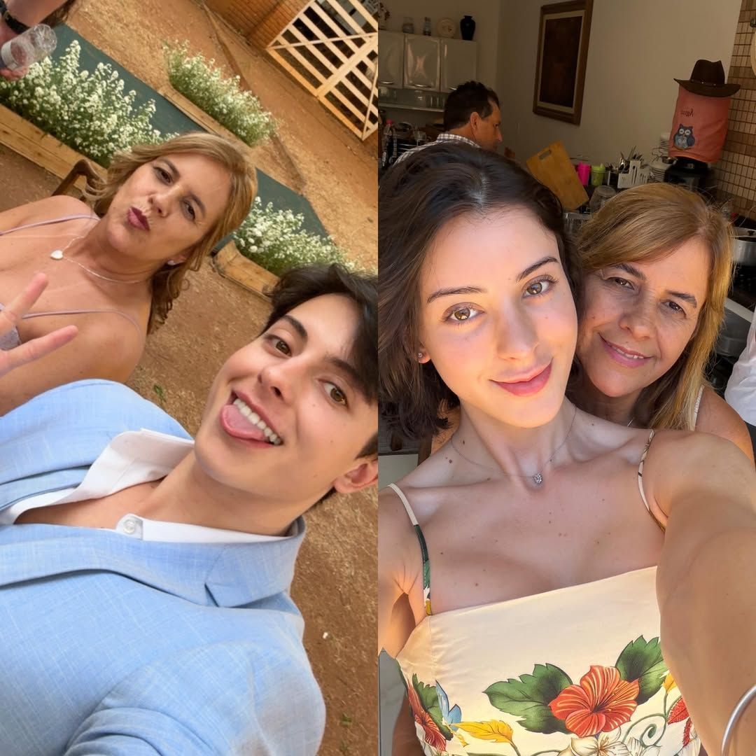 Bella Longuinho posta fotos ao lado da mãe antes e depois da transição • Instagram/Bella Longuinho
