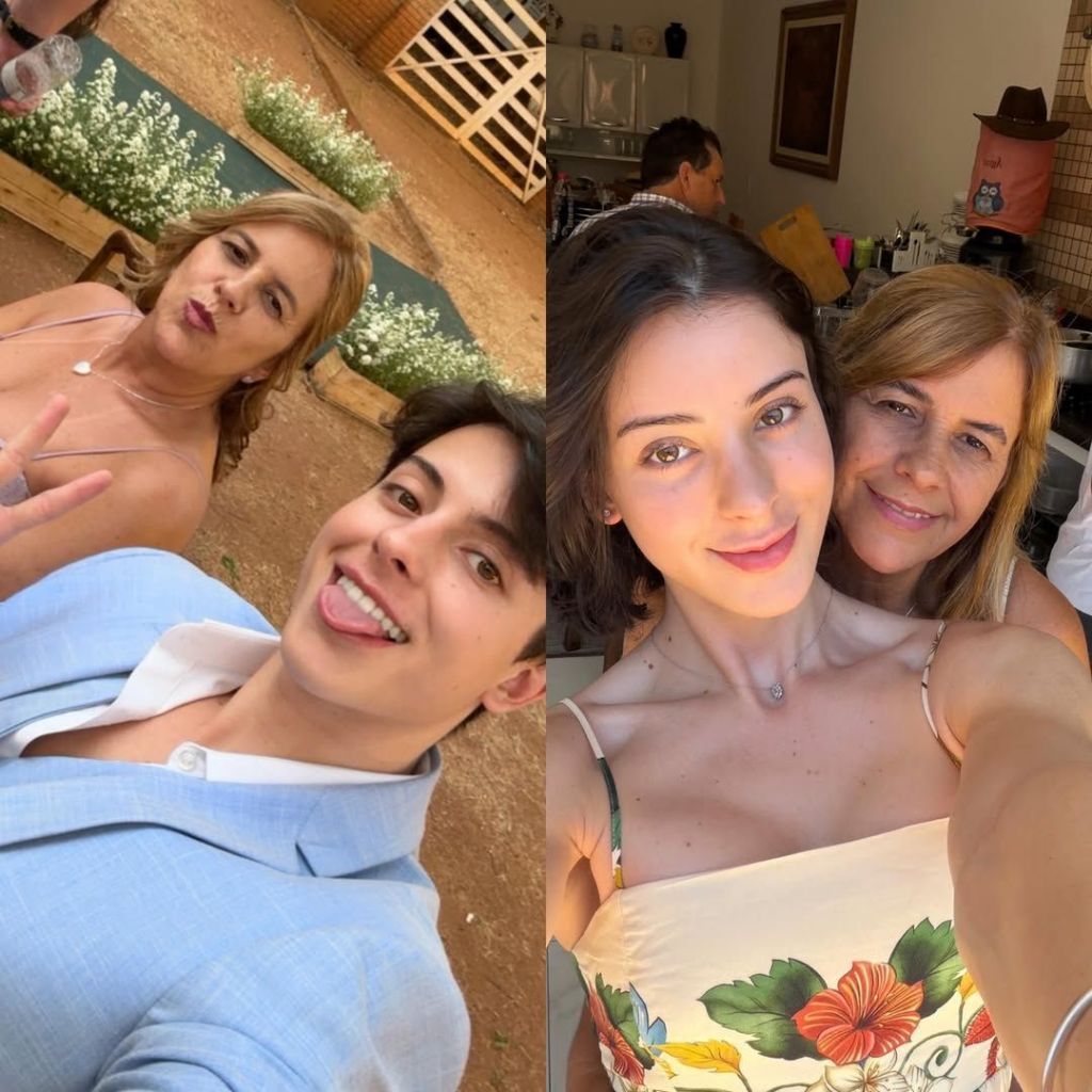 Bella Longuinho posta fotos ao lado da mãe antes e depois da transição