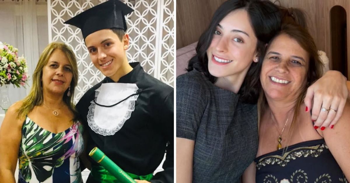 Bella Longuinho posta fotos com a mãe antes e depois da transição; veja