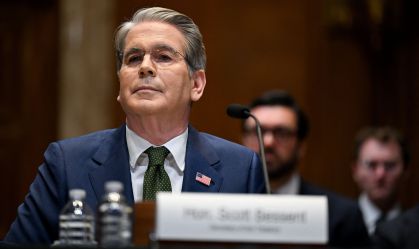 Secretário do Tesouro dos EUA, Scott Bessent, no Congresso, em 22 de abril de 2026