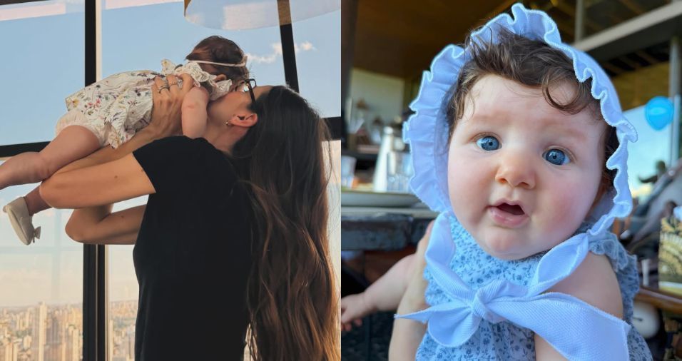 Camila Queiroz posta fotos inéditas da filha e se declara; veja