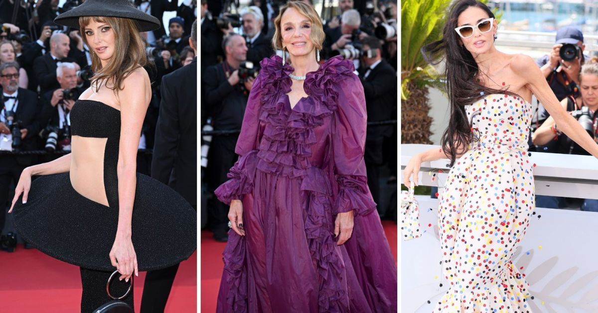 Paetês, babados e bolinhas 3D: tendências do Festival de Cannes até agora