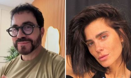 Padre Fábio de Melo reage ao novo visual de Carolina Dieckmmann