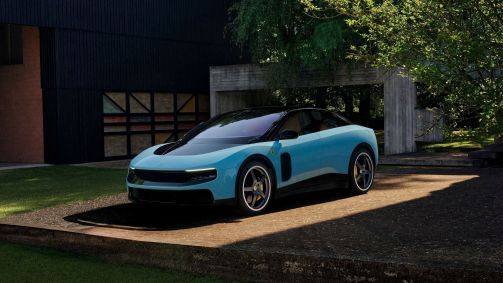 Primeiro carro totalmente elétrico da Ferrari, o "Luce", em imagem obtida pela Reuters em 25 de maio de 2026, depois que a fabricante de carros esportivos de luxo apresentou o modelo