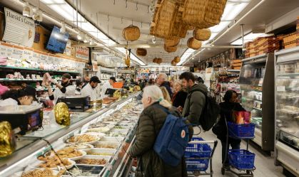 Supermercado em Nova York em 26 de novembro de 2025