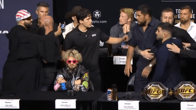 Alex Poatan se envolve em confusão com Josh Hokit