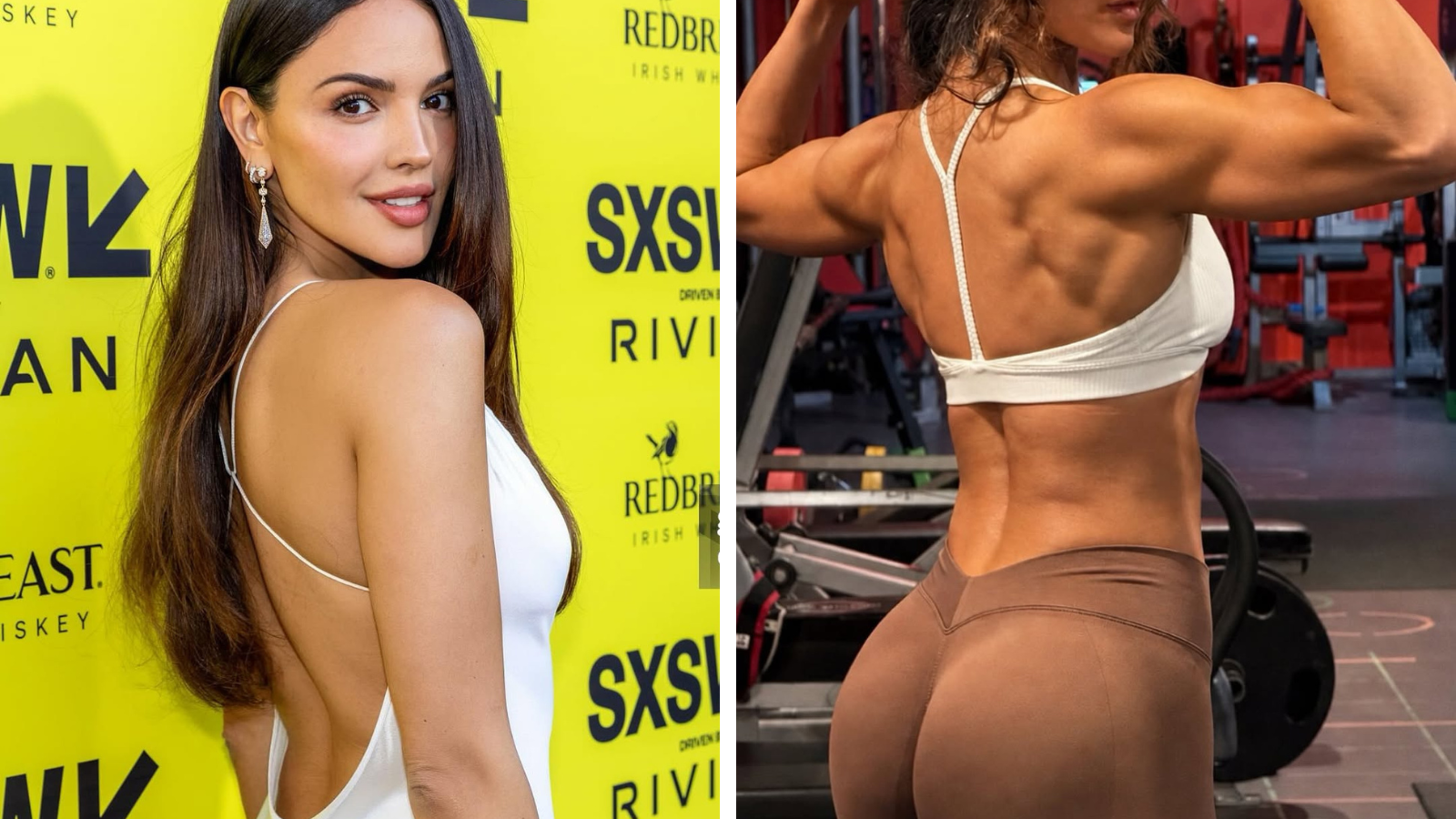 Eiza González impressiona ao mostrar transformação para viver fisiculturista em novo filme • Eiza González/Instagram