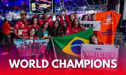 equipe mineira vence competição de robóticva