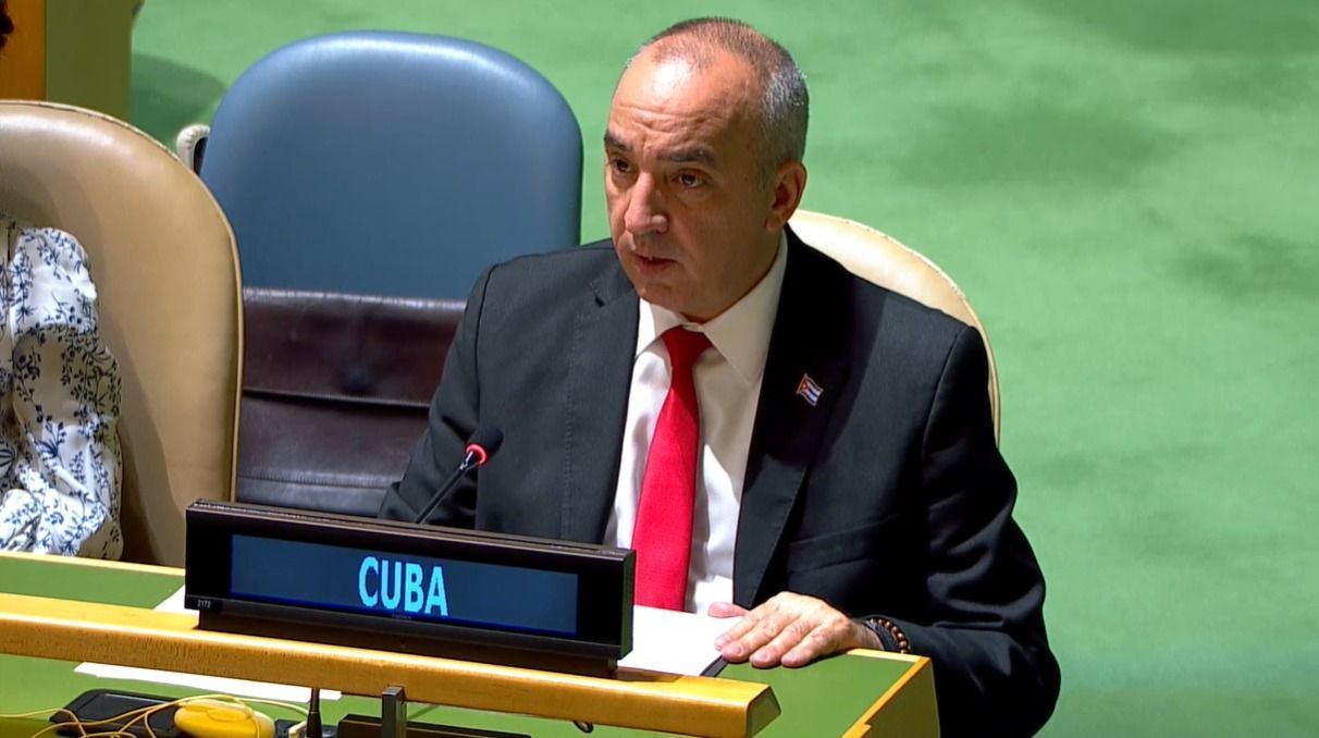 Embaixador de Cuba na ONU, Ernesto Soberón Guzmán, na 11ª Conferência de Revisão do TNP na ONU