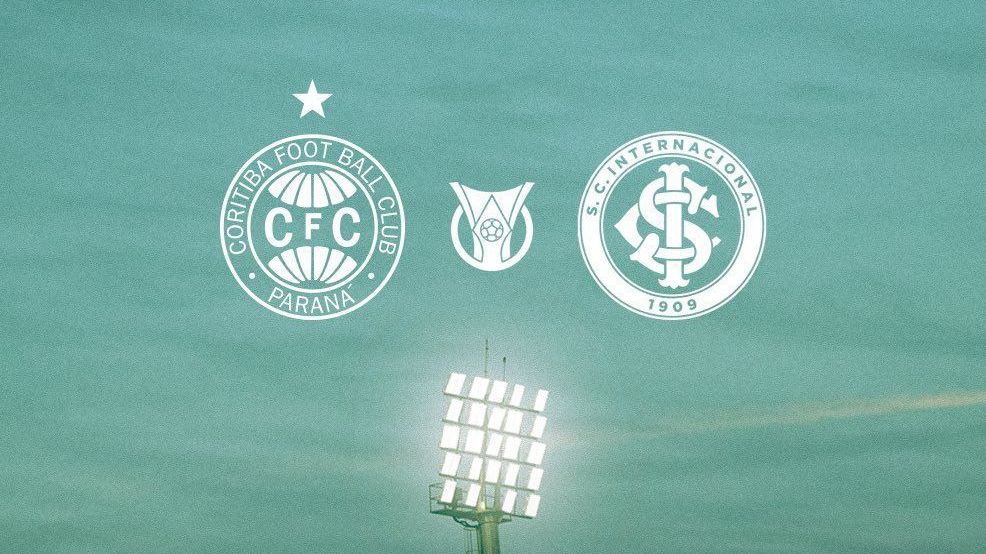 Escudos de Coritiba e Internacional